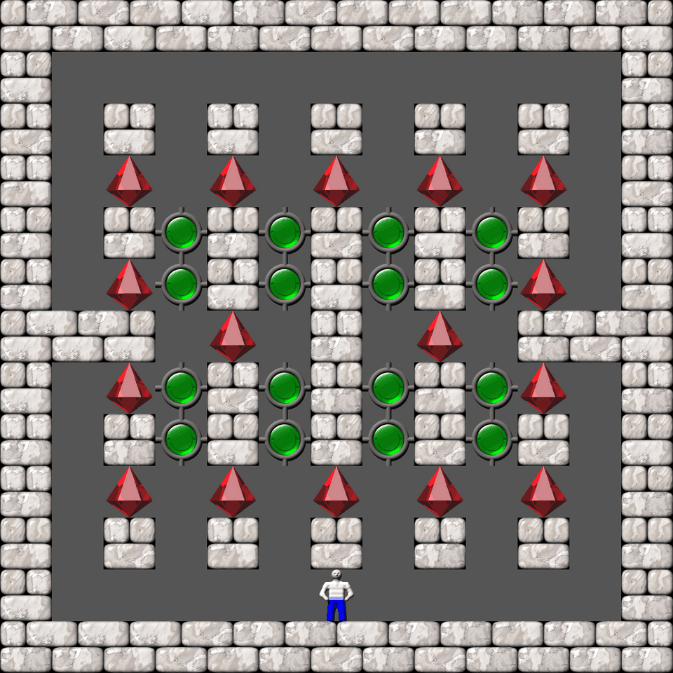 Сокобан Cubes & Tubes уровень 11